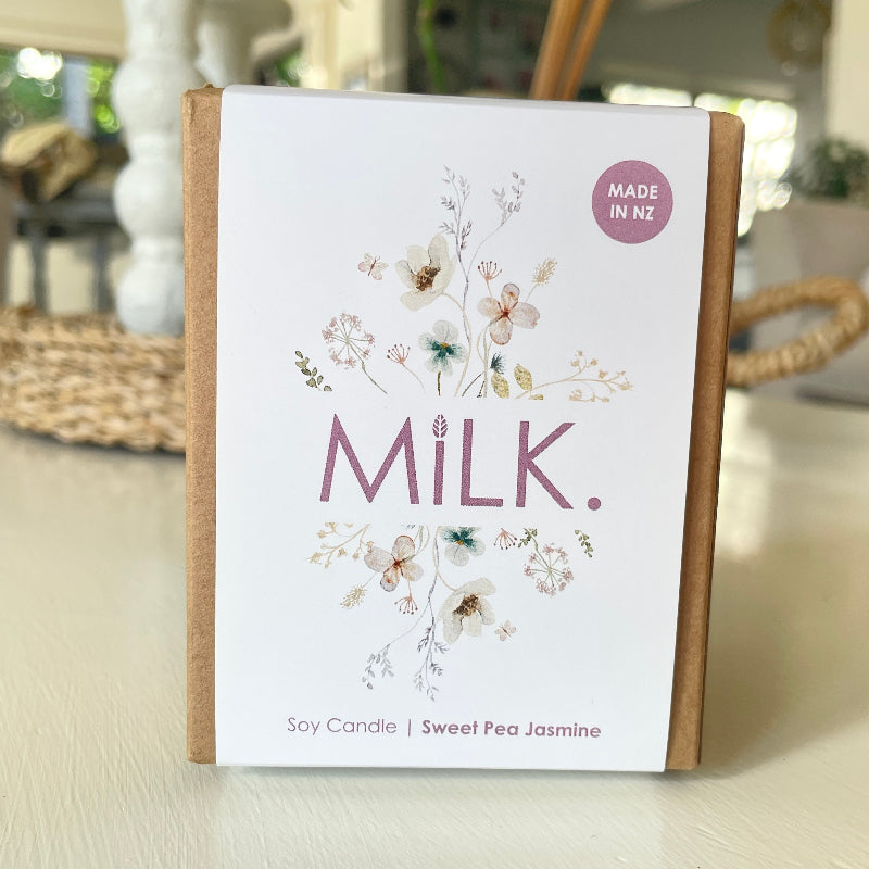 Sweet pea jasmine candle