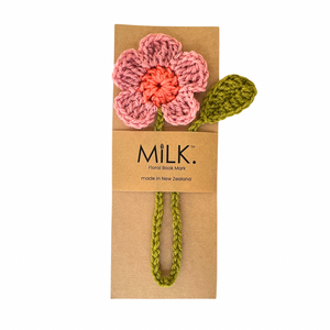 Floral bookmark hand crocheted 