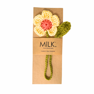 Yellow floral bookmark